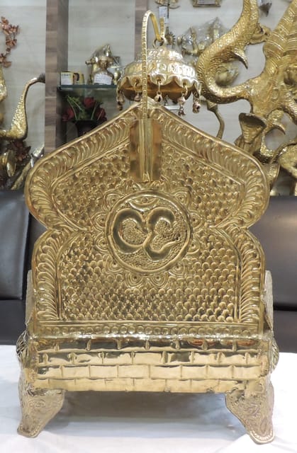 Brass Shingasan Dhalai For God Idol 2.52 KG